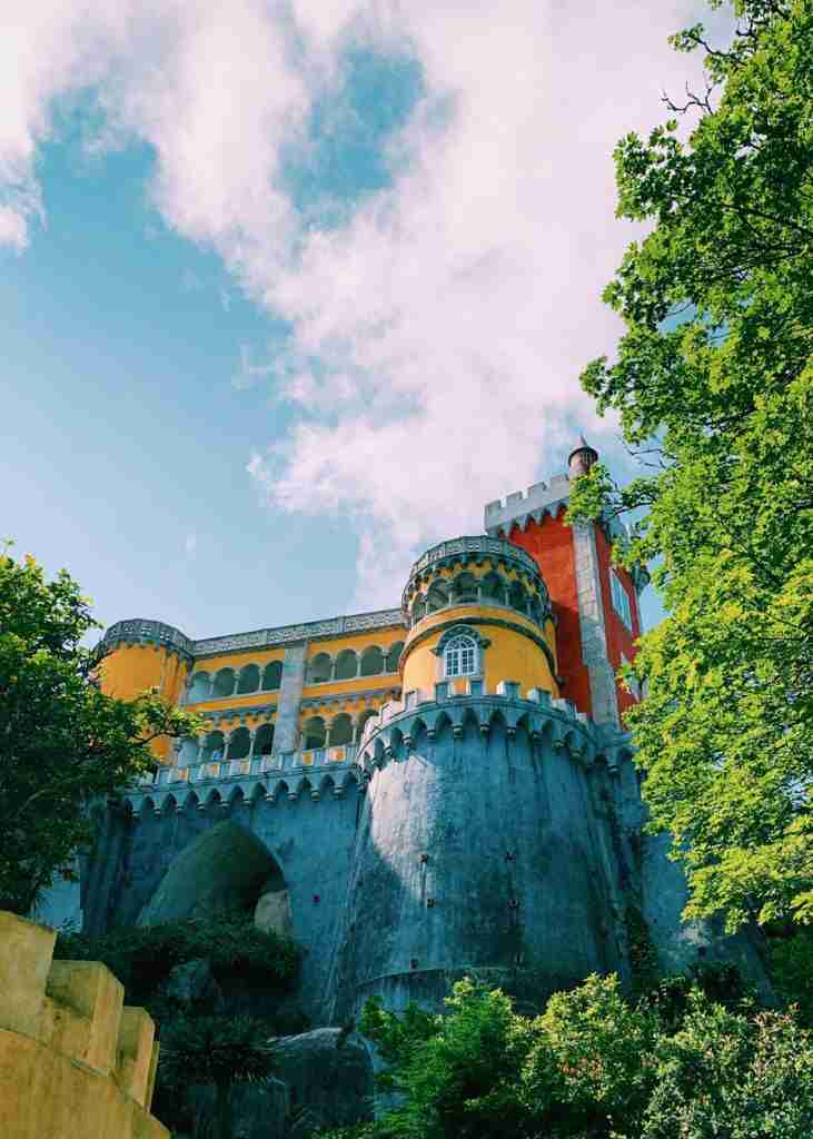 The colorful Pena Palace atop Sintra! Amazingly beautiful palace that you  must visit in Portugal! • • • • • #earthfocus #earthofficial…